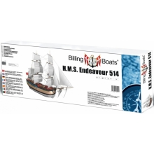 BILLING BOATS 0514 1:50 HMS ENDEAVOUR� WOODEN HULL