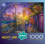 BUFFALO 11840A GM DAY TO NIGHT PUZZLE 1000 PIEZAS PZL LONDON RAIN