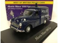 MAGAZINE POLMORRIS 1969 MORRIS MINOR 1000 VAN BRITISH POLICE CARS RHD DARK BLUE