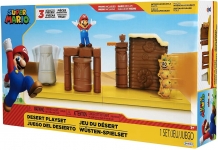 JAKKS NT406184 NINTENDO SUPER MARIO 2,5 INCH DESERT PLAYSET