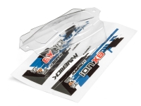 HPI MV28072 MAVERICK CLEAR BUGGY BODY WITH DECALS ( ION XB )