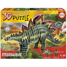 EDUCA 19184 STEGOSAURUS 3D CREATURE PUZZLE