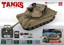 ZUOYITANK ZY021-829 1:18 R C TANK USA M1A2