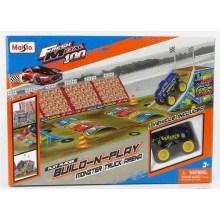 MAISTO 12530 FRESH METAL 100 BUILD N PLAY DIRT TRACK SET