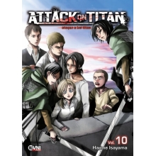 OVNI PRESS KODANSHA ATTACK ON TITAN NUMERO 10 ( REEDICION )