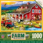 MASTERPIECES 72238 BARNYARD CROWD PUZZLE 1000 PIEZAS