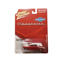 JOHNNY JLSP130 1:64 1957 CHEVY AMBULANCE RED