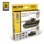 AMMO MIG JIMENEZ AMIG7182 TIGER I COLORS SET