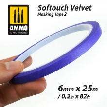 AMMO MIG JIMENEZ AMIG8241 SOFTOUCH VELVET MASKING TAPE 2 ( 6MM X 25M )