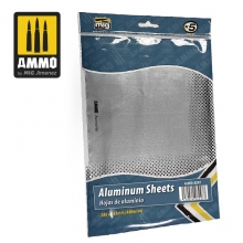 AMMO MIG JIMENEZ AMIG8247 ALUMINIUM SHEETS 280X195 MM