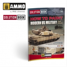 AMMO MIG JIMENEZ AMIG6512 MODERN US MILITARY SAND SCHEME SOLUTION BOOK