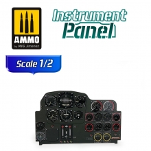 AMMO MIG JIMENEZ AMIG8287 MESSERSCHMITT ME 262 A1 INSTRUMENT PANEL 1/2 SCALE