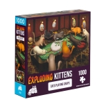 EXPLODING KITTENS PCRAPS 1K 6 EXPLODING KITTENS CATS PLAYING CRAPS PUZZLE 1000 PIEZAS