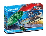 PLAYMOBIL PM70569 HELICOPTERO DE POLICIA PERSECUCION EN P