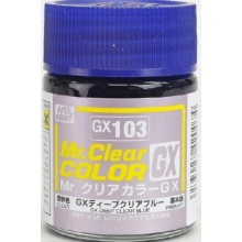 MRHOBBY 42007 GX103 MR CLEAR COLOR GX DEEP CLREAR BLUE