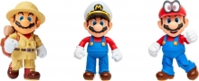 JAKKS NI406534 PACK FIGURAS NINTENDO SUPER MARIO ODYSSEY X3 4