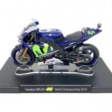 MAGAZINE ROSSI1002 1:18 2015 YAMAHA YZR M1 VALENTINO ROSSI 46 COLLE