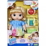 HASBRO F7356 BABY ALIVE FRUITY SIPS APPLE BLONDE HAIR