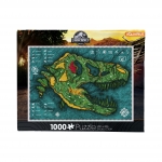 AQUARIUS 65144 JURASSIC WORLD MAP 1000 PIEZAS PUZZLE