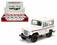 KINSMART 5435D 5PULG 1971 JEEP DJ 58 USPS WHITE EDITION 1:26