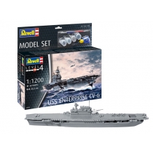 REVELL 65824 MODEL SET USS ENTERPRISE CV 6 1:1200