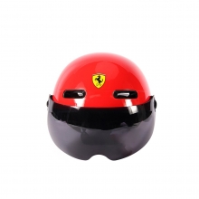 FERRARI FAH33 ADJUSTABLE HELMET RED