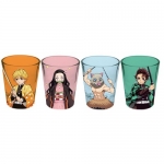 SURREAL ENTERTAINMENT 18501 DEMON SLAYER 4 PACK MINI GLASS SET