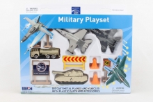 REALTOY RT9001 MILITARY DIECAST PLAYSET ( 12PC SET )