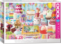 EUROGRAPHICS 6000-5700 BIRTHDAY CAKE PARTY PUZZLE 1000 PIEZAS