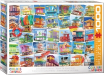 EUROGRAPHICS 6000-5725 LIFEGUARD TOWERS 1000 PUZZLE 1000 PIEZAS