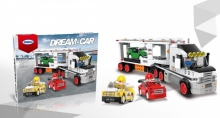 XB XB-55002 BUILDING BLOCKS 482PCS DREAM CAR CAMION TRANSPORTE AUTOS