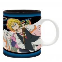 ABYSSE ABYMUGA209 THE SEVEN DEADLY SINS MELIODAS ELIZABETH & HAWK 11 ONZAS MUG