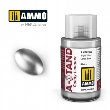 AMMO MIG JIMENEZ AMIG2450 A STAND BASE PLATA BRILLANTE CANDY