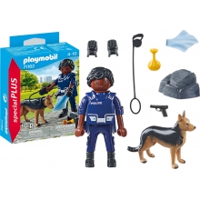 PLAYMOBIL PM71162 POLICIA CON PERRO