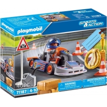 PLAYMOBIL PM71187 JUEGO DE REGALO GO KART RACER