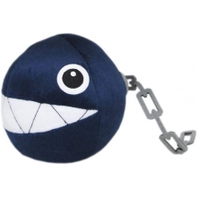 LITTLE BUDDY TOYLIT1021 SUPER MARIO CHAIN CHOMP 6 PLUSH