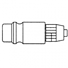 HARDER & STEENBECK 102383 PLUG IN NIPPLE ND 7.2MM SCREW SOCKET FOR HOSE 4X7MM