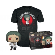 FUNKO 64941 TOKIO GHOUL TORU MUTSUKI + TEE GAMESTOP TALLA L