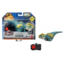 MATTEL GYN39 JURASSIC WORLD UNCAGED CLOCK TRACKER VELOCIRAPTOR