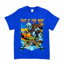 AGUANTE STAR WARS MADALORIAN MANDALORIAN AZUL TALLA L 8