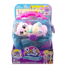 MATTEL HKV47 POLLY POCKET SET DE JUEGO BOLSO DE BAUL BAHIA MAGICA