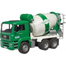 BRUDER 02739 MAN TGA CEMENT MIXER TRUCK RAPID MIX