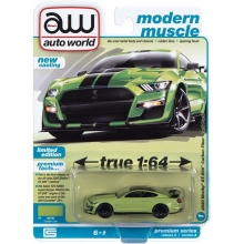 AUTOWORLD AWSP100 1:64 2020 SHELBY GT500 LIME