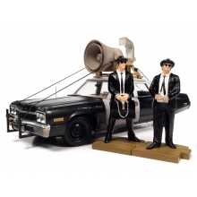 AUTOWORLD AWSS133 1:18 BLUES BROTHERS 1974 DODGE MONACO POLICE PURSUIT