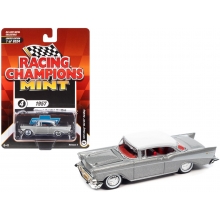 AUTOWORLD RCSP023 1:64 1957 CHEVY BEL AIR HARDTOP SILVER