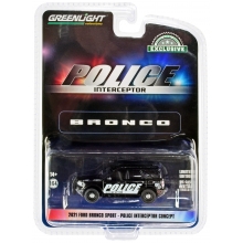 GREENLIGHT 30339 1:64 2021 FORD BRONCO SPORT POLICE INTERCEPTOR CONCEPT ( HO