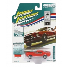 JOHNNY JLSP172A 1:64 1968 SHELBY GT500KR CALYPSO CORAL W / WHITE ROCKER STRI