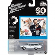 JOHNNY JLSP258 1:64 JAMES BOND 1960 FORD RANCH WAGON WHITE