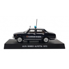 MAGAZINE CARA010 1:43 1972 ALFA ROMEO ALFETTA * CARABINIERI * , BLUE WHITE