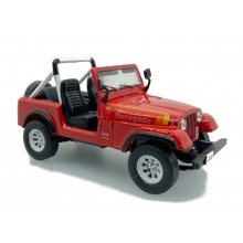 MAGAZINE MEXCJ7 1:43 1983 VAM JEEP CJ 7 RENEGADO, RED